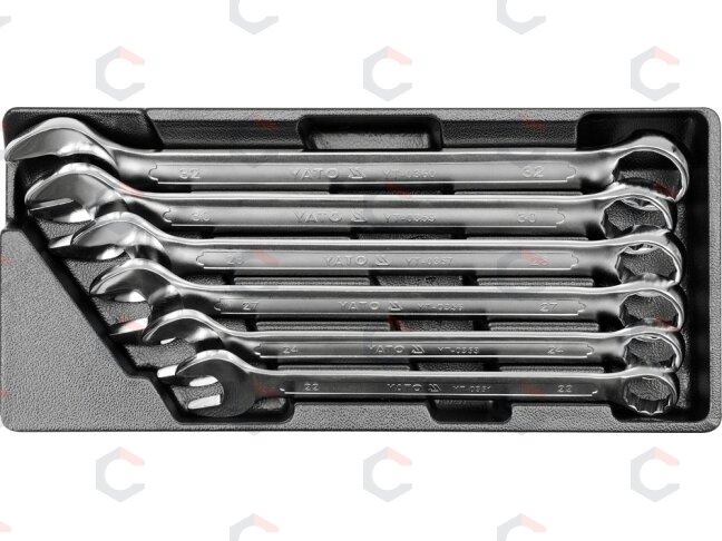 Kombinuotų raktų rinkinys įdėkle YATO | 22–32 mm | 6 vnt. (YT-5532) Kombinuotų raktų rinkinys įdėkle YATO | 22–32 mm | 6 vnt. (YT-5532)