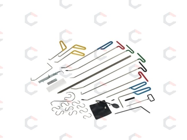 Įrankių rinkinys kėbulo įdubų / įlenkimų šalinimui | 33 vnt. (FG2907) 1