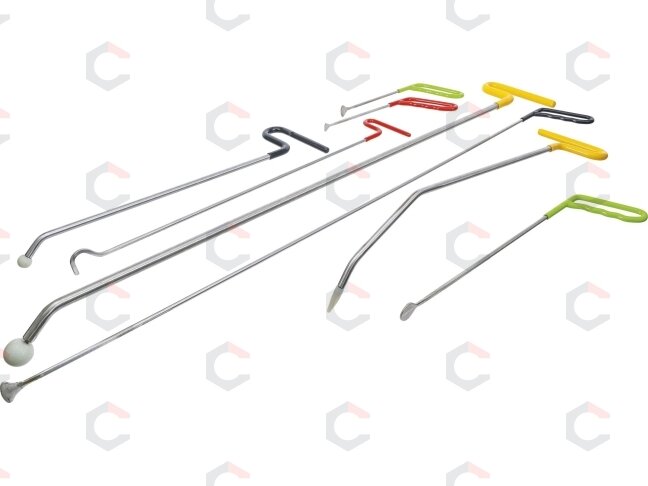 Kėbulo įlenkimų lyginimo strypų rinkinys BGS | 8 vnt. | 210–1070 mm (1659) Kėbulo įlenkimų lyginimo strypų rinkinys BGS | 8 vnt. | 210–1070 mm (1659)