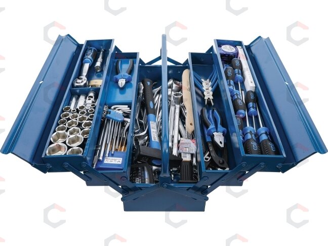 Įrankių rinkinys metalinėje dėžėje | 137 vnt. (3306) 1 Įrankių rinkinys metalinėje dėžėje | 137 vnt. (3306) 1