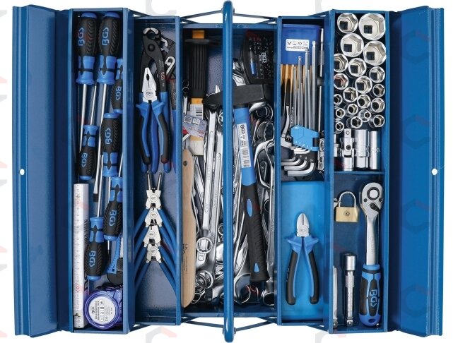 Įrankių rinkinys metalinėje dėžėje | 137 vnt. (3306) 3 Įrankių rinkinys metalinėje dėžėje | 137 vnt. (3306) 3