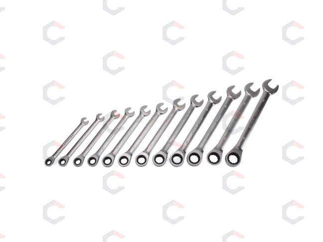 Įrankių rinkinys | Terkšliniai veržliarakčiai | 6.3 mm (1/4") / 10 mm (3/8") / 12,5 mm (1/2") | 216 vnt. (KR121216R) 2