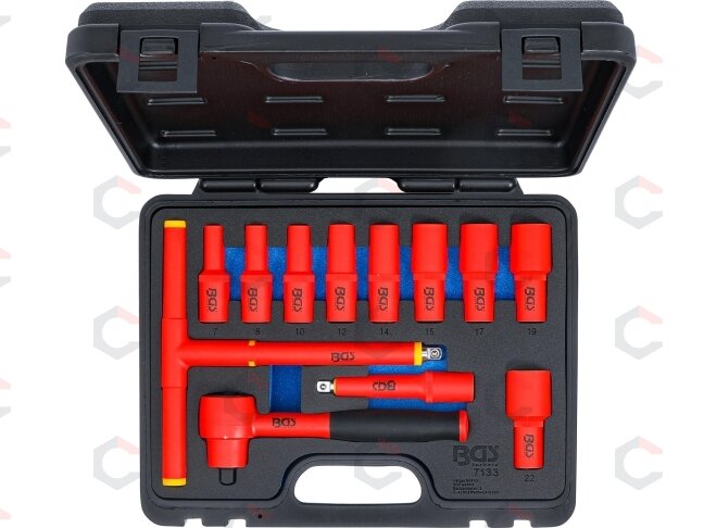 Įrankių rinkinys VDE | 10 mm (3/8") | 7 - 22 mm | 12 vnt. (7133) 5 Įrankių rinkinys VDE | 10 mm (3/8") | 7 - 22 mm | 12 vnt. (7133) 5