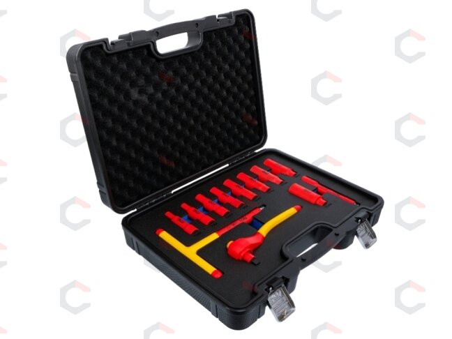 Įrankių rinkinys VDE | 10 mm (3/8") | 7 - 22 mm | 12 vnt. (7146) Įrankių rinkinys VDE | 10 mm (3/8") | 7 - 22 mm | 12 vnt. (7146)