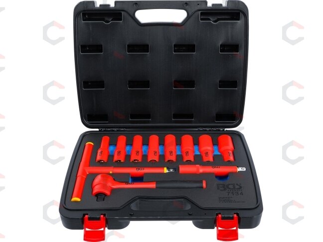 Įrankių rinkinys VDE profesionalus | 1/2" pavara | Hex 10–24 mm | 11 vnt. (7134) Įrankių rinkinys VDE profesionalus | 1/2" pavara | Hex 10–24 mm | 11 vnt. (7134)