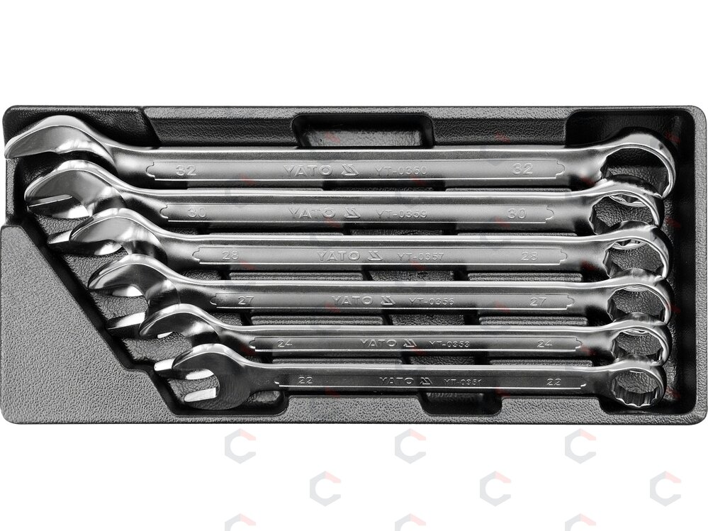 Kombinuotų raktų rinkinys įdėkle YATO | 22–32 mm | 6 vnt. (YT-5532) Kombinuotų raktų rinkinys įdėkle YATO | 22–32 mm | 6 vnt. (YT-5532)