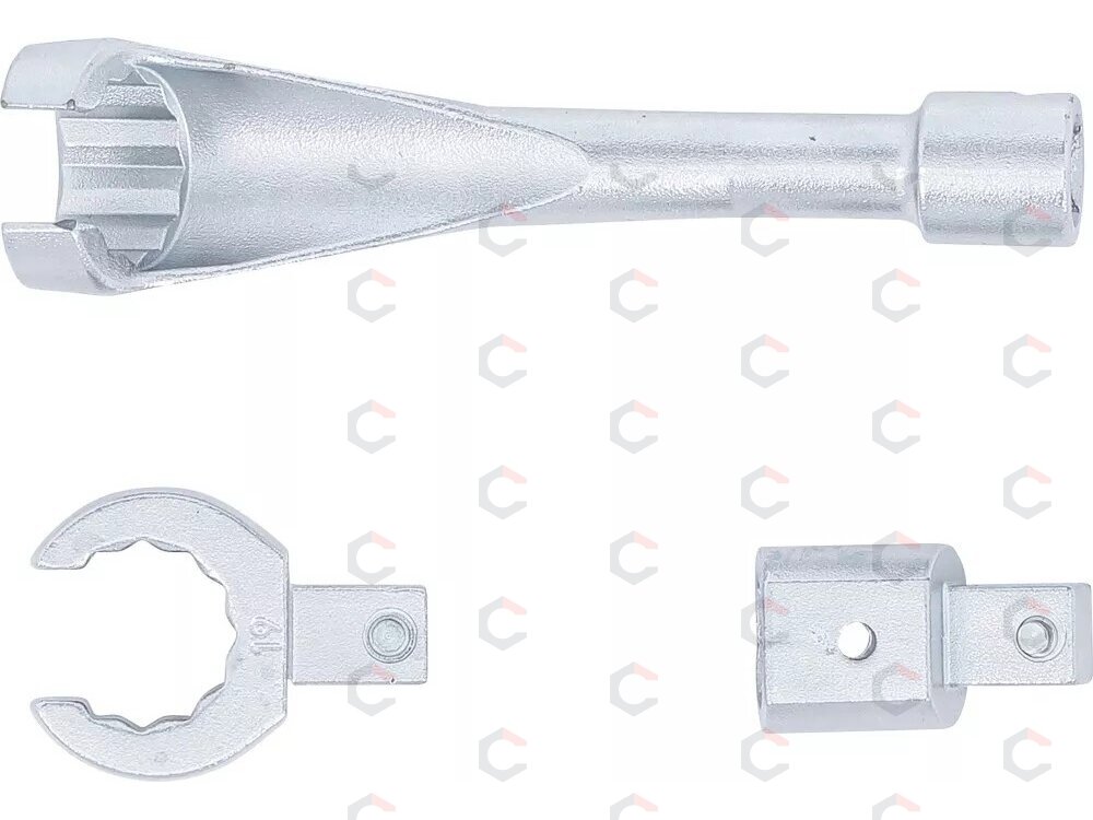 Išmetamųjų dujų temperatūros jutiklio specialus raktas | 16 mm | VAG | 3 vnt. (8984) 2 Išmetamųjų dujų temperatūros jutiklio specialus raktas | 16 mm | VAG | 3 vnt. (8984) 2