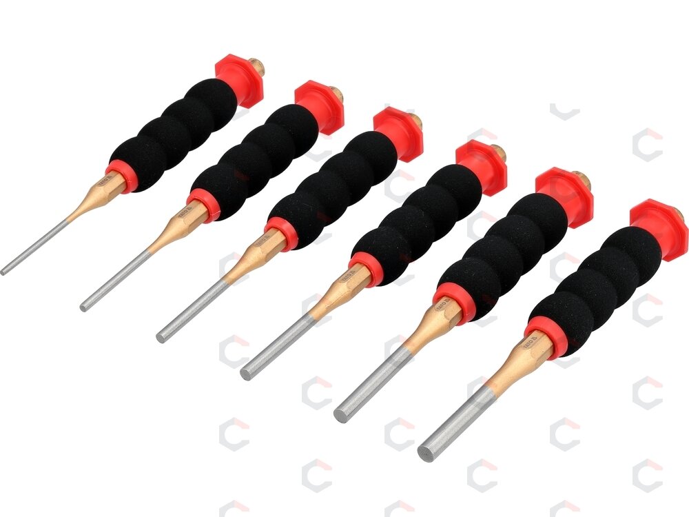 Išmušėjų rinkinys | 6 vnt | 3 - 8 mm (YT-47138) 4 Išmušėjų rinkinys | 6 vnt | 3 - 8 mm (YT-47138) 4