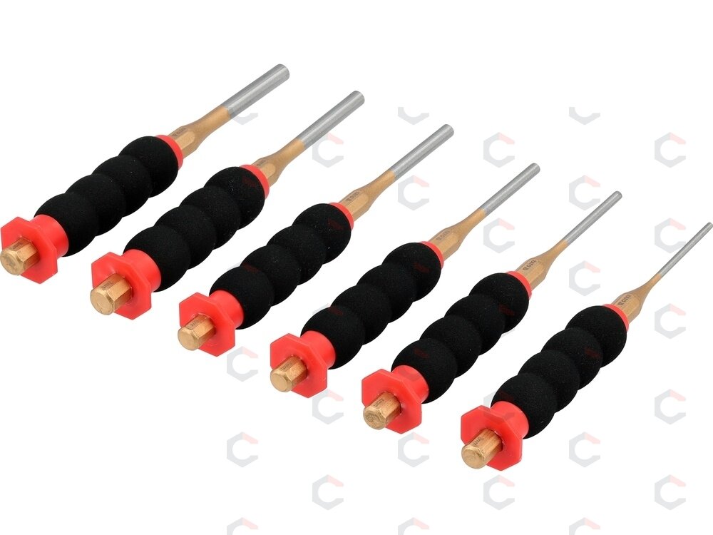 Išmušėjų rinkinys | 6 vnt | 3 - 8 mm (YT-47138) 5 Išmušėjų rinkinys | 6 vnt | 3 - 8 mm (YT-47138) 5