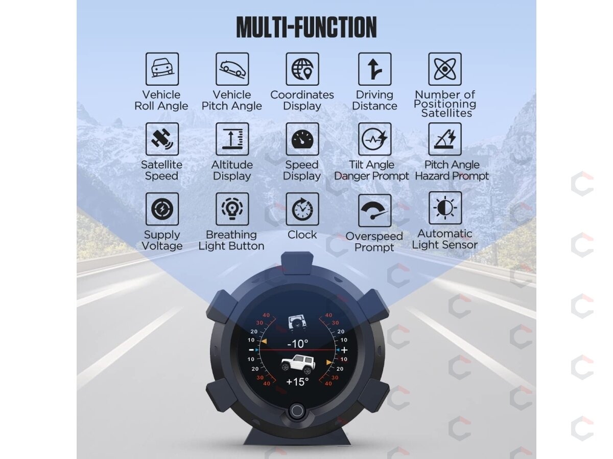 Išmanusis GPS nuolydžio matuoklis (SK095) 4