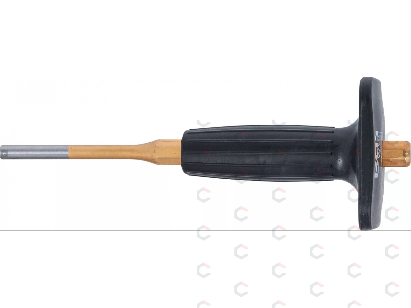 Iškalėjas su gumine rankena – CrV, grūdintas, lakuotas kotas – Ø8 × 225 mm (9081) 2 Iškalėjas su gumine rankena – CrV, grūdintas, lakuotas kotas – Ø8 × 225 mm (9081) 2