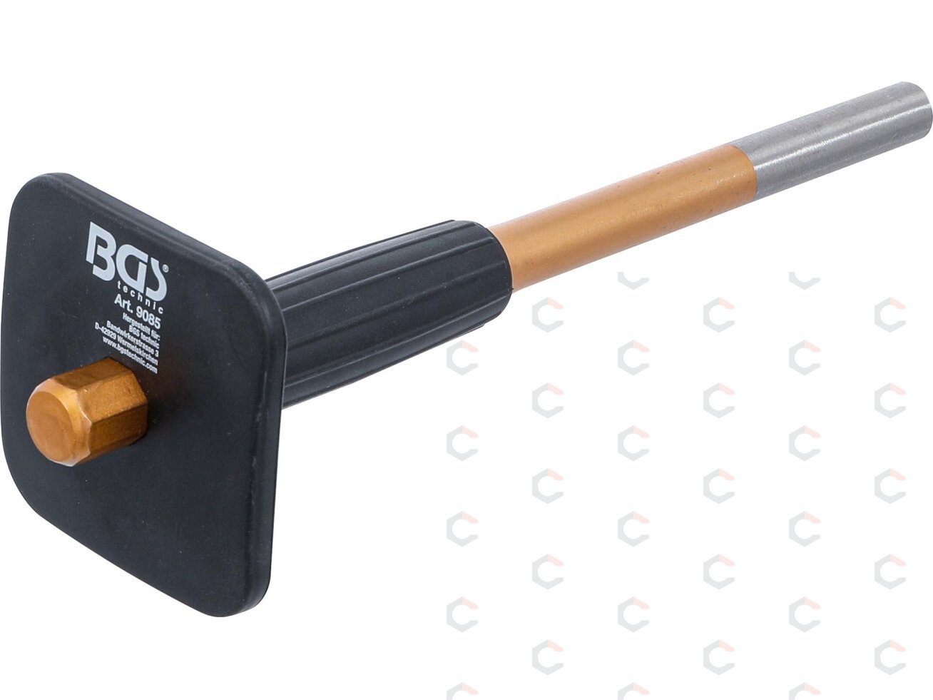 Iškalėjas su gumine rankena – CrV, grūdintas, lakuotas kotas – Ø16 × 290 mm (9085) 1 Iškalėjas su gumine rankena – CrV, grūdintas, lakuotas kotas – Ø16 × 290 mm (9085) 1