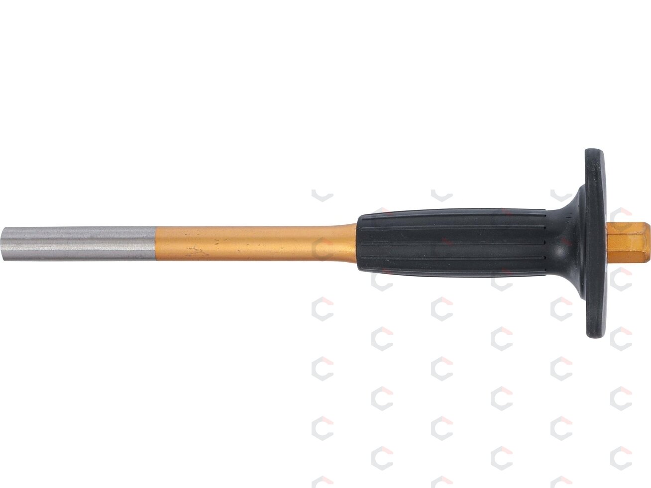 Iškalėjas su gumine rankena – CrV, grūdintas, lakuotas kotas – Ø16 × 290 mm (9085) 2 Iškalėjas su gumine rankena – CrV, grūdintas, lakuotas kotas – Ø16 × 290 mm (9085) 2