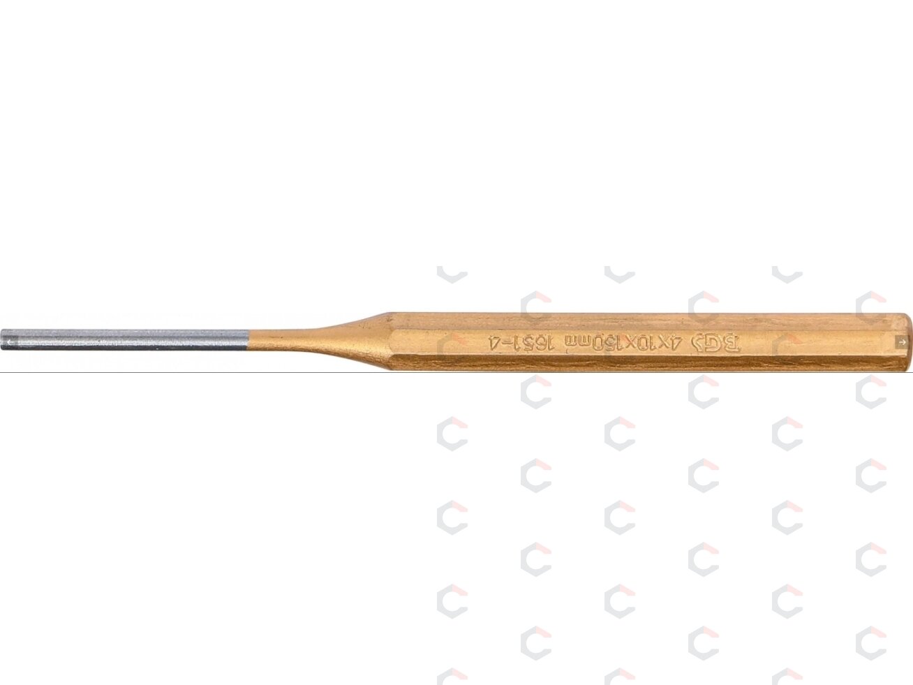 Išmušėjas bukas – cilindrinis, grūdintas – Ø4 × 150 mm, CrV, lakuotas kotas (1651-4) 3 Išmušėjas bukas – cilindrinis, grūdintas – Ø4 × 150 mm, CrV, lakuotas kotas (1651-4) 3