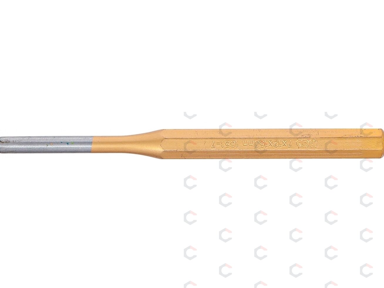 Išmušėjas bukas – cilindrinis, grūdintas – Ø7 × 150 mm, CrV, lakuotas kotas (1651-7) 2 Išmušėjas bukas – cilindrinis, grūdintas – Ø7 × 150 mm, CrV, lakuotas kotas (1651-7) 2