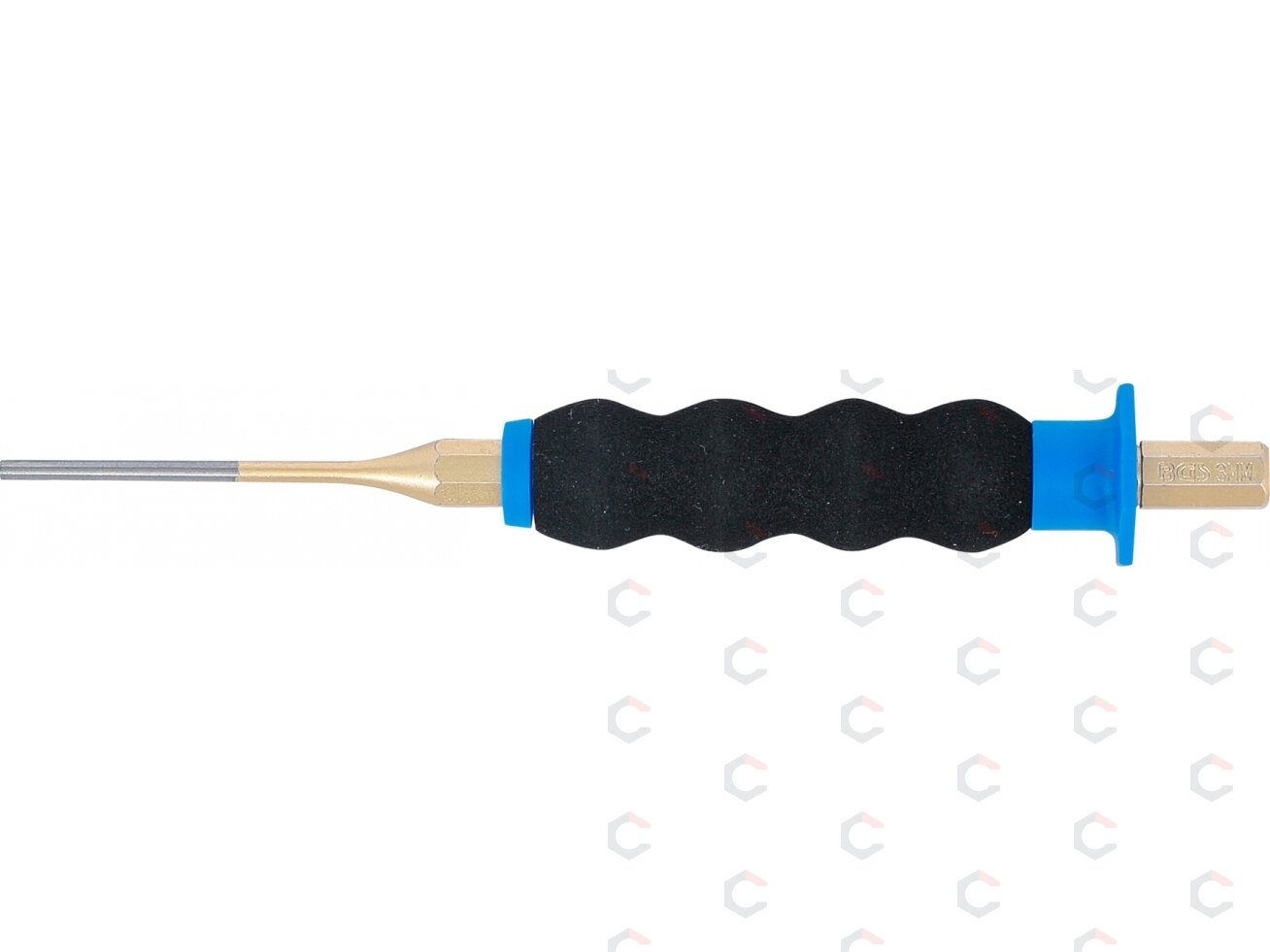 Išmušėjas bukas | neslidi ergonomiška rankena | 180 mm | 3 mm (74591-3) 2 Išmušėjas bukas | neslidi ergonomiška rankena | 180 mm | 3 mm (74591-3) 2