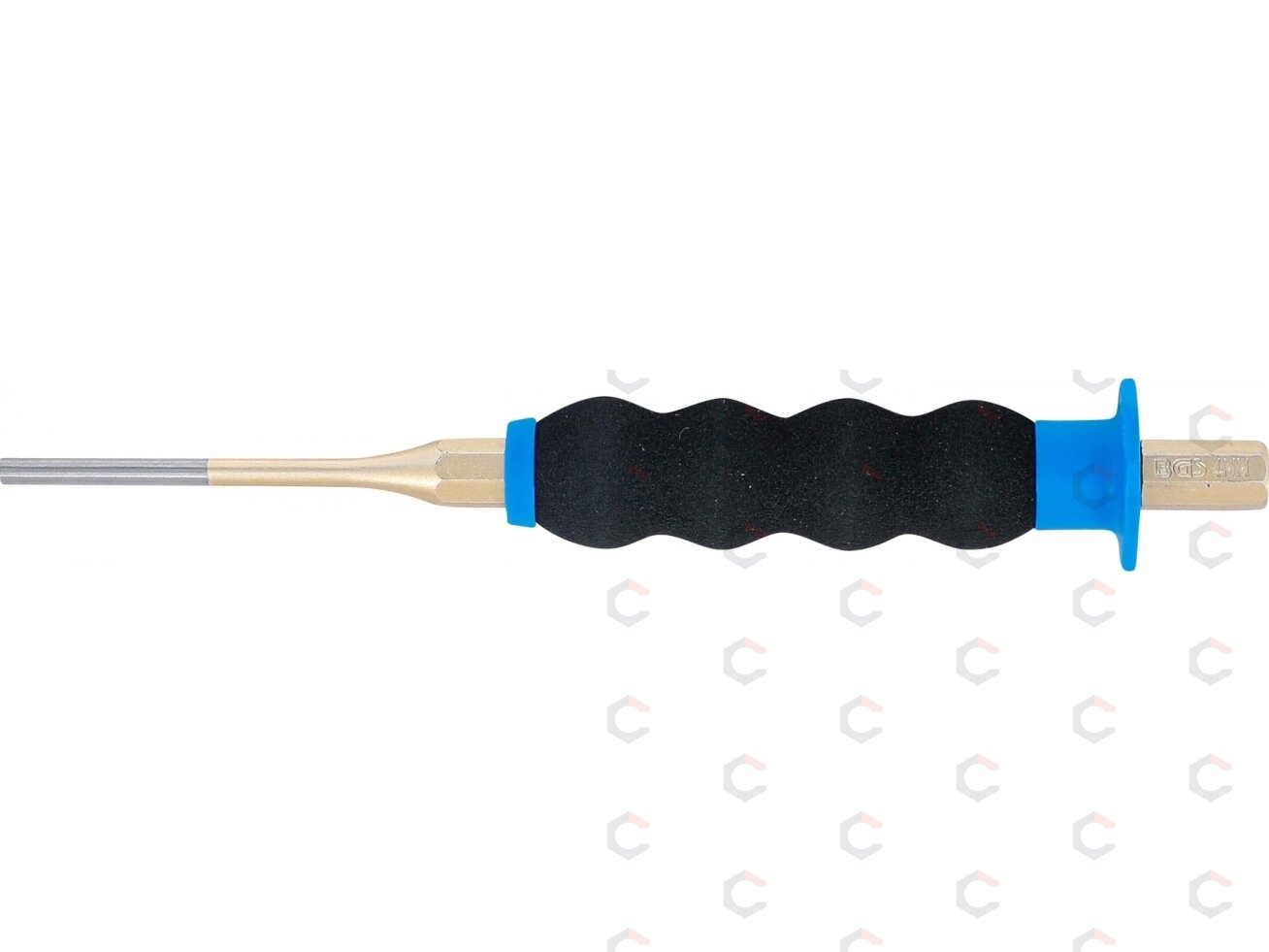 Išmušėjas bukas | neslidi ergonomiška rankena | 180 mm | 4 mm (74591-4) 3