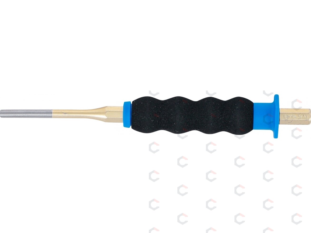 Išmušėjas bukas | neslidi ergonomiška rankena | 180 mm | 5 mm (74591-5) 2 Išmušėjas bukas | neslidi ergonomiška rankena | 180 mm | 5 mm (74591-5) 2