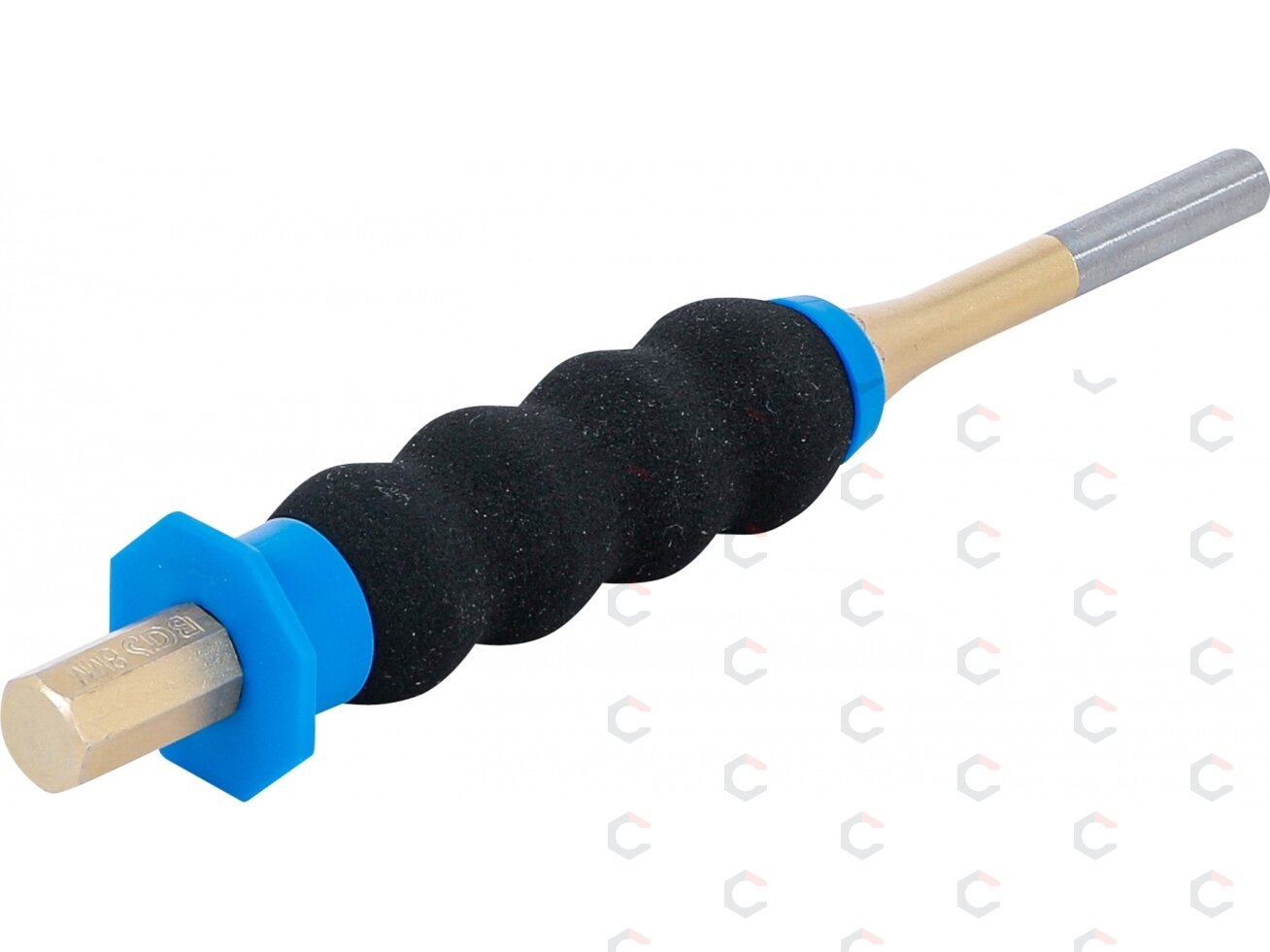 Išmušėjas bukas | neslidi ergonomiška rankena | 180 mm | 8 mm (74591-8) 1