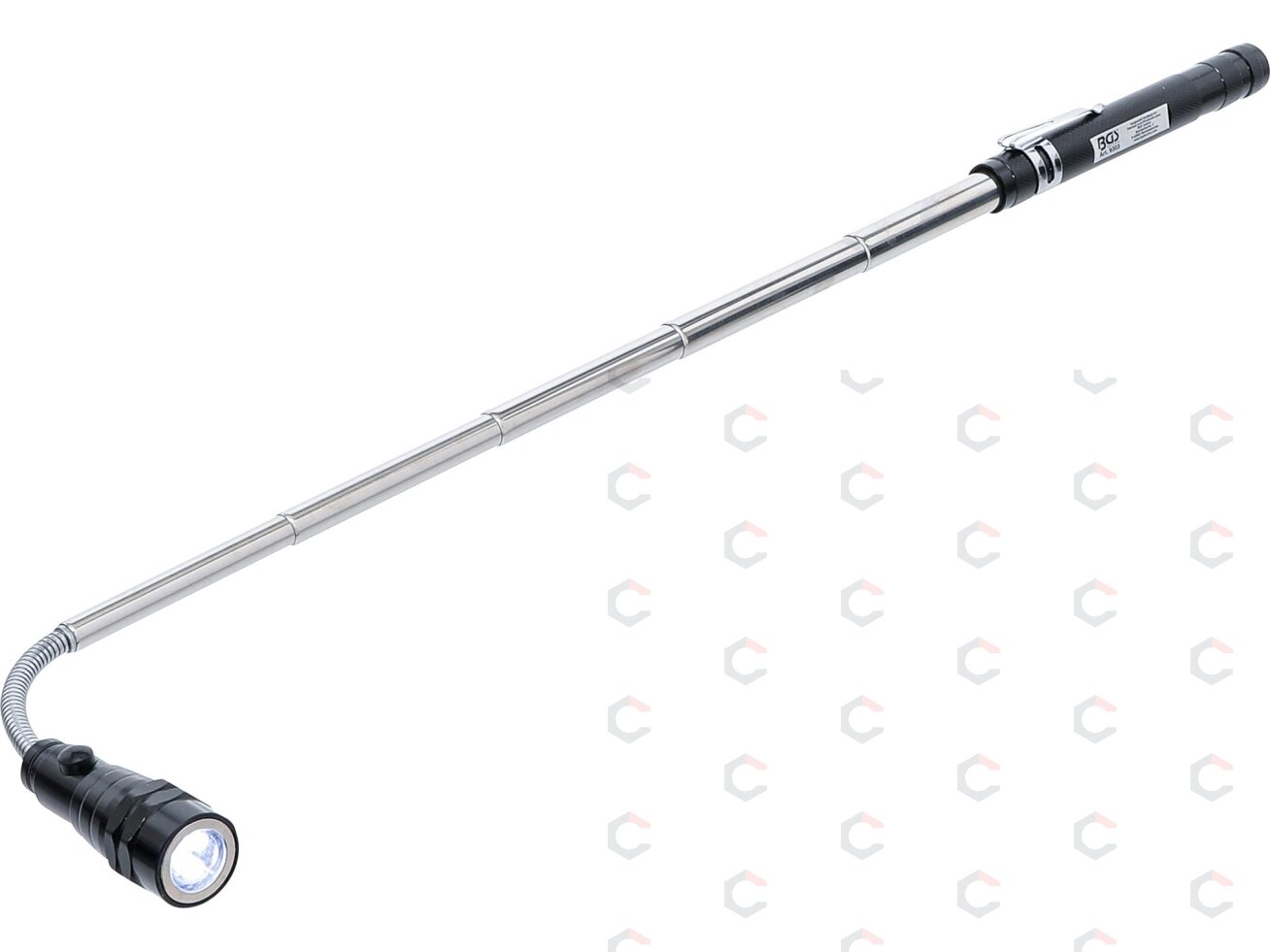 Ištraukiamas LED žibintuvėlis su magnetu | "2-IN-1" (9303) Ištraukiamas LED žibintuvėlis su magnetu | "2-IN-1" (9303)