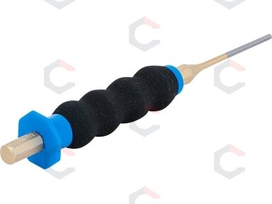 Išmušėjas bukas | neslidi ergonomiška rankena | 180 mm | 3 mm (74591-3) Išmušėjas bukas | neslidi ergonomiška rankena | 180 mm | 3 mm (74591-3)