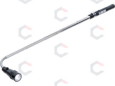 Ištraukiamas LED žibintuvėlis su magnetu | "2-IN-1" (9303) Ištraukiamas LED žibintuvėlis su magnetu | "2-IN-1" (9303)