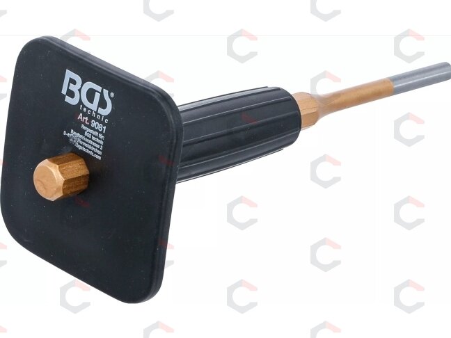 Iškalėjas su gumine rankena – CrV, grūdintas, lakuotas kotas – Ø8 × 225 mm (9081) 1 Iškalėjas su gumine rankena – CrV, grūdintas, lakuotas kotas – Ø8 × 225 mm (9081) 1