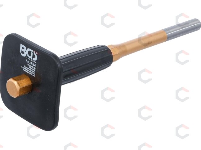 Iškalėjas su gumine rankena – CrV, grūdintas, lakuotas kotas – Ø14 × 275 mm (9084) 1