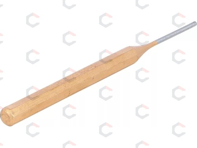 Išmušėjas bukas – cilindrinis, grūdintas – Ø3 × 150 mm, CrV, lakuotas kotas (1651-3) 1 Išmušėjas bukas – cilindrinis, grūdintas – Ø3 × 150 mm, CrV, lakuotas kotas (1651-3) 1
