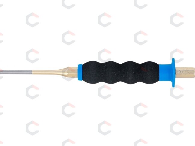 Išmušėjas bukas | neslidi ergonomiška rankena | 180 mm | 4 mm (74591-4) 3