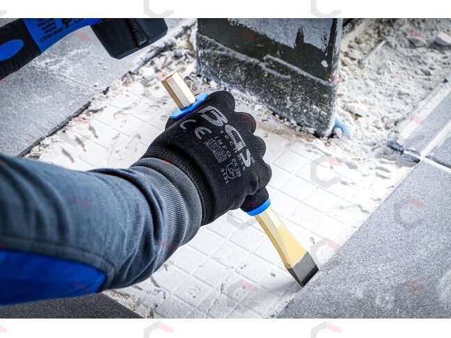 Išmušėjų ir kaltų rinkinys | su rankų apsauga | 13 vnt (74596) 1 Išmušėjų ir kaltų rinkinys | su rankų apsauga | 13 vnt (74596) 1