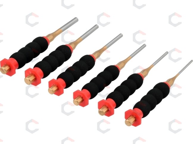 Išmušėjų rinkinys | 6 vnt | 3 - 8 mm (YT-47138) 5 Išmušėjų rinkinys | 6 vnt | 3 - 8 mm (YT-47138) 5