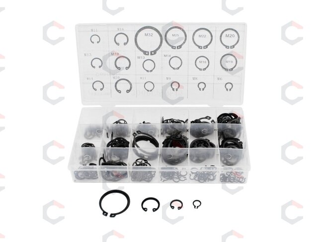 Išorinių žiedų rinkinys | 3-32 mm | 300 vnt. (8046V) 1 Išorinių žiedų rinkinys | 3-32 mm | 300 vnt. (8046V) 1