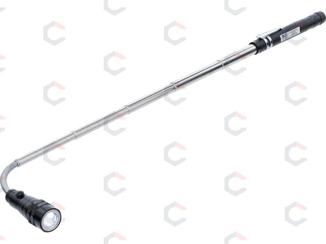 Ištraukiamas LED žibintuvėlis su magnetu | "2-IN-1" (9303)