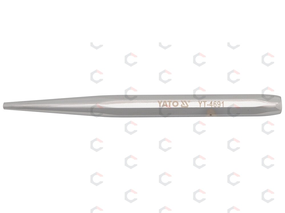 Išmušėjas smailus – kūginis, 60CrV – 3,3 mm smaigalys, 120 mm, chromuotas (YT-4691) Išmušėjas smailus – kūginis, 60CrV – 3,3 mm smaigalys, 120 mm, chromuotas (YT-4691)