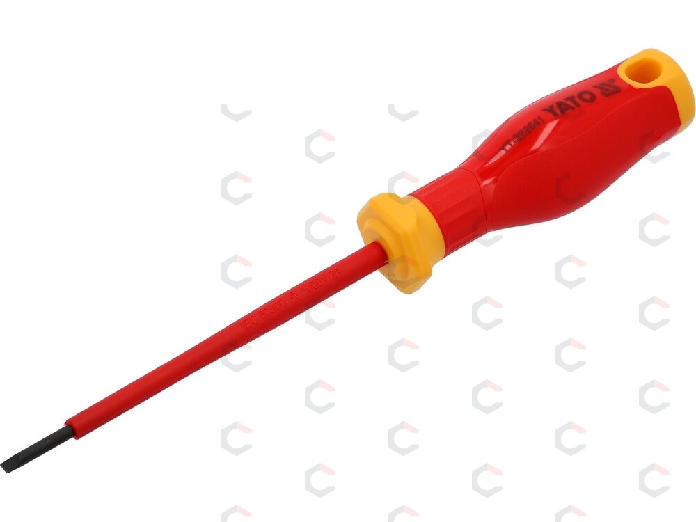 Izoliuotas atsuktuvas elektrikui | labai plonas | 3,0 x 100 mm | 1000 V (YT-282641) Izoliuotas atsuktuvas elektrikui | labai plonas | 3,0 x 100 mm | 1000 V (YT-282641)
