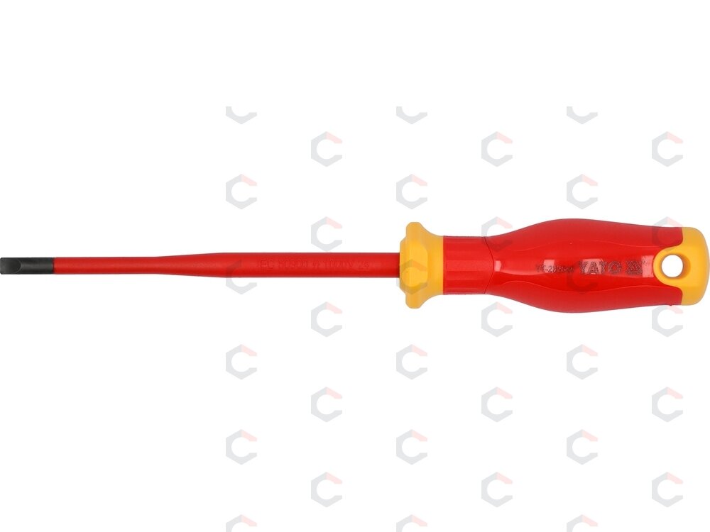 Izoliuotas atsuktuvas elektrikui | labai plonas | 5,5 x 125 mm | 1000 V (YT-282644) 1 Izoliuotas atsuktuvas elektrikui | labai plonas | 5,5 x 125 mm | 1000 V (YT-282644) 1