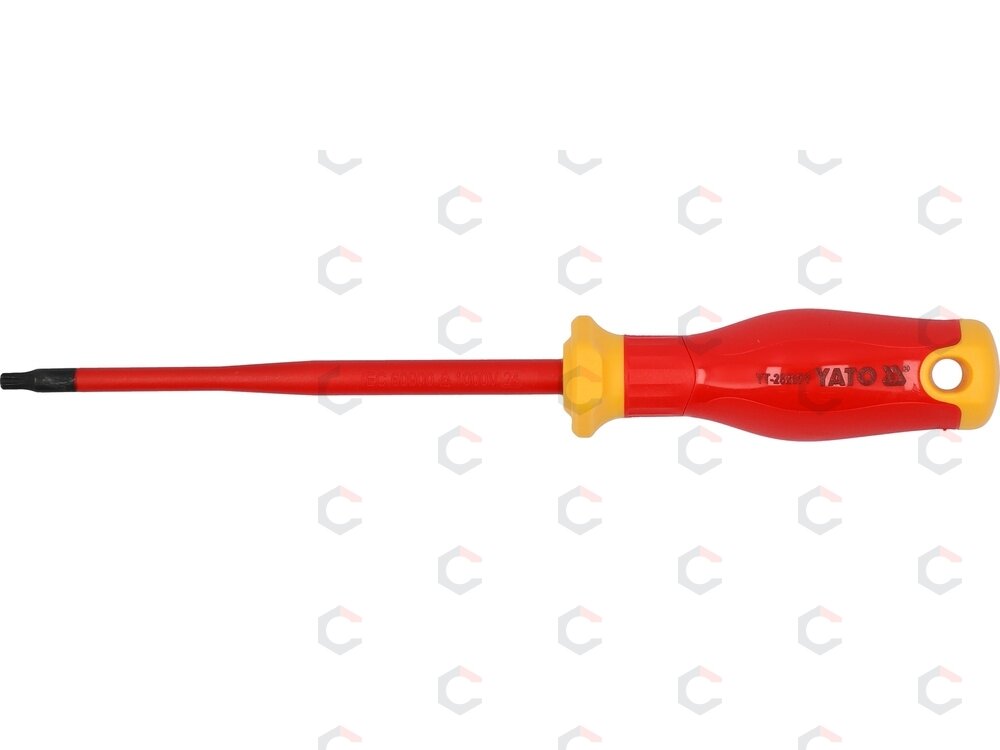 Izoliuotas atsuktuvas elektrikui | labai plonas | T20 x 125 mm | 1000 V (YT-282671) 1 Izoliuotas atsuktuvas elektrikui | labai plonas | T20 x 125 mm | 1000 V (YT-282671) 1