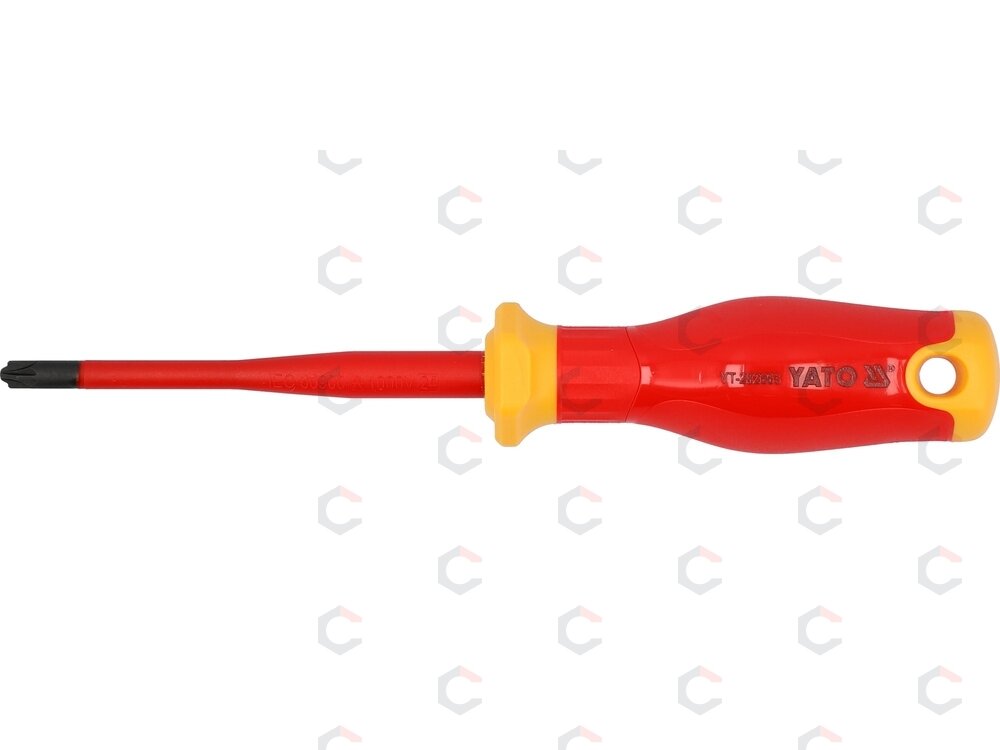 Izoliuotas atsuktuvas elektrikui | labai plonas | SL/PZ2 x 100 mm | 1000 V (YT-282663) 2 Izoliuotas atsuktuvas elektrikui | labai plonas | SL/PZ2 x 100 mm | 1000 V (YT-282663) 2