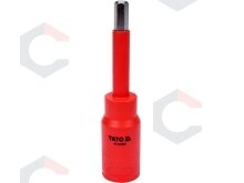 Izoliuotas antgalis elektrikui H8x120mm, 1/2" VDE (YT-21088) Izoliuotas antgalis elektrikui H8x120mm, 1/2" VDE (YT-21088)
