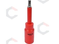 Izoliuotas antgalis elektrikui H6x120mm, 1/2" VDE (YT-21087) Izoliuotas antgalis elektrikui H6x120mm, 1/2" VDE (YT-21087)