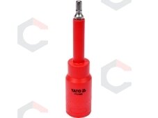 Izoliuotas antgalis elektrikui H5x120mm, 1/2" VDE (YT-21086) Izoliuotas antgalis elektrikui H5x120mm, 1/2" VDE (YT-21086)