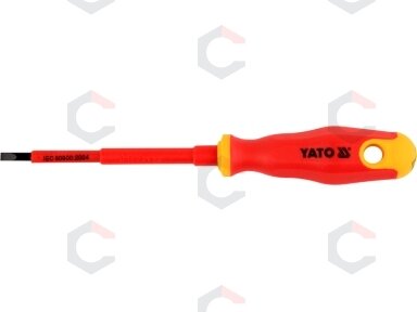 Izoliuotas atsuktuvas elektrikui | 1000V | 5,5x125 mm (YT-2818) Izoliuotas atsuktuvas elektrikui | 1000V | 5,5x125 mm (YT-2818)
