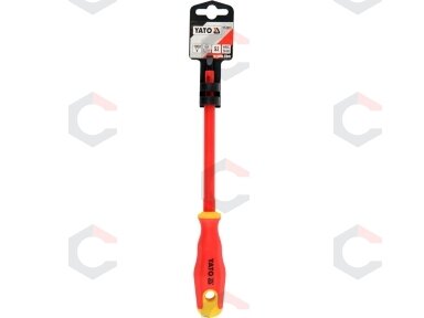 Izoliuotas atsuktuvas elektrikui | 1000V | 6,5x150 mm (YT-2819) Izoliuotas atsuktuvas elektrikui | 1000V | 6,5x150 mm (YT-2819)
