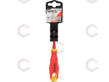 Izoliuotas atsuktuvas elektrikui | 1000V | PH0x60 mm (YT-2821) Izoliuotas atsuktuvas elektrikui | 1000V | PH0x60 mm (YT-2821)