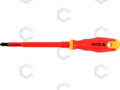 Izoliuotas atsuktuvas elektrikui | 1000V | PH3x150 mm (YT-2824) Izoliuotas atsuktuvas elektrikui | 1000V | PH3x150 mm (YT-2824)