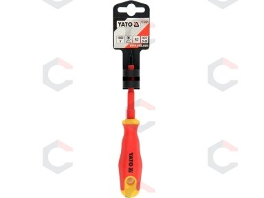 Izoliuotas atsuktuvas elektrikui | 1000V | PZ1x80 mm (YT-2825) Izoliuotas atsuktuvas elektrikui | 1000V | PZ1x80 mm (YT-2825)
