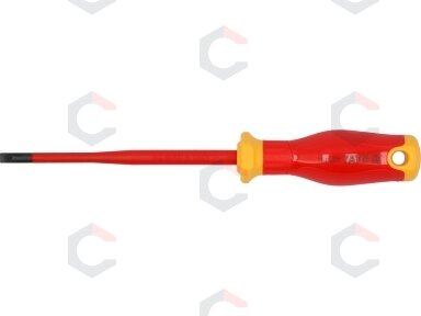Izoliuotas atsuktuvas elektrikui | labai plonas | 5,5 x 125 mm | 1000 V (YT-282644) Izoliuotas atsuktuvas elektrikui | labai plonas | 5,5 x 125 mm | 1000 V (YT-282644)