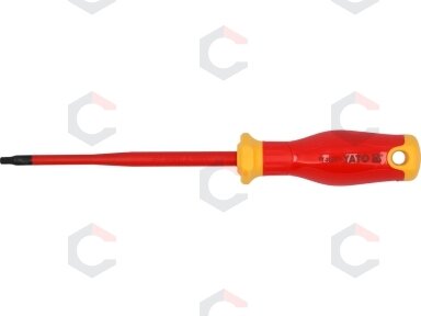 Izoliuotas atsuktuvas elektrikui | labai plonas | T20 x 125 mm | 1000 V (YT-282671) Izoliuotas atsuktuvas elektrikui | labai plonas | T20 x 125 mm | 1000 V (YT-282671)