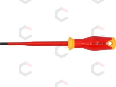 Izoliuotas atsuktuvas elektrikui | labai plonas | 6,5 x 150 mm | 1000 V (YT-282645) Izoliuotas atsuktuvas elektrikui | labai plonas | 6,5 x 150 mm | 1000 V (YT-282645)